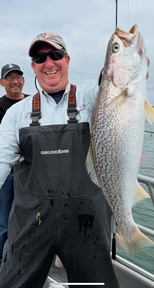 Striped bass fishing